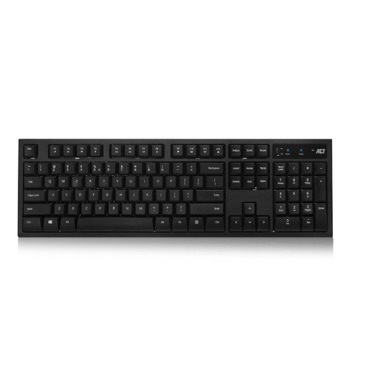 ACT AC5700 clavier RF sans fil QWERTY US International Noir