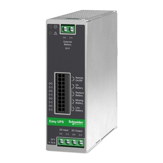 APC Din Rail Mount Switch Power Supply Battery Back Up 24V DC 10A UPS 0,24 kVA 240 W