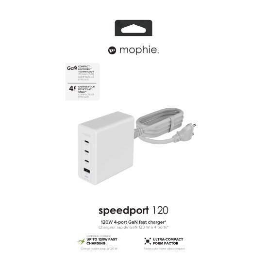 mophie 409909309 chargeur d'appareils mobiles Blanc Intérieure