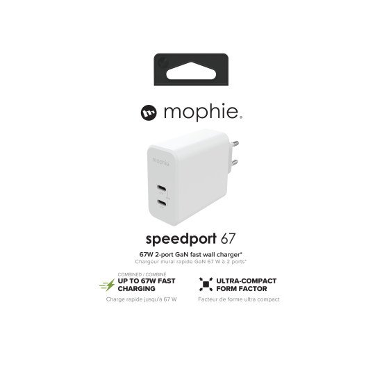 mophie 409909304 chargeur d'appareils mobiles Blanc Intérieure mophie 409909304 chargeur d'appareils mobiles Blanc Intérieure
