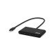 Port Designs 900147 hub & concentrateur USB Type-C 5000 Mbit/s Noir Port Designs 900147 hub & concentrateur USB Type-C 5000 Mbit/s Noir