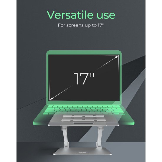 ICY BOX IB-NH300 Supports de Notebook Argent 43,2 cm (17")