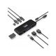 Port Designs 901913 hub & concentrateur USB 2.0 Type-C 5000 Mbit/s Noir Port Designs 901913 hub & concentrateur USB 2.0 Type-C 5000 Mbit/s Noir