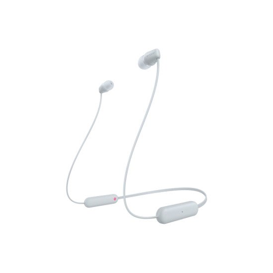 Sony WI-C100 Casque Sans fil Ecouteurs Appels/Musique Bluetooth Blanc