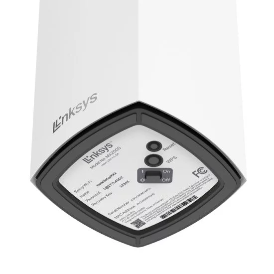Linksys Atlas 6 Bi-bande (2,4 GHz / 5 GHz) Wi-Fi 6 (802.11ax) Blanc 3 Interne Linksys Atlas 6 Bi-bande (2,4 GHz / 5 GHz) Wi-Fi 6 (802.11ax) Blanc 3 Interne