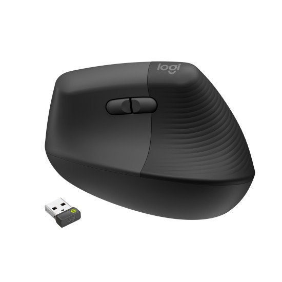 Logitech Lift for Business souris Droitier RF Sans fil + Bluetooth Optique 4000 DPI