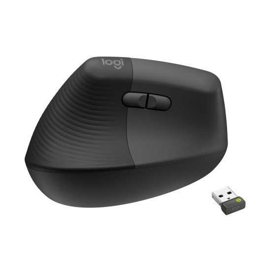 Logitech Lift for Business souris Gauche RF Sans fil + Bluetooth Optique 4000 DPI