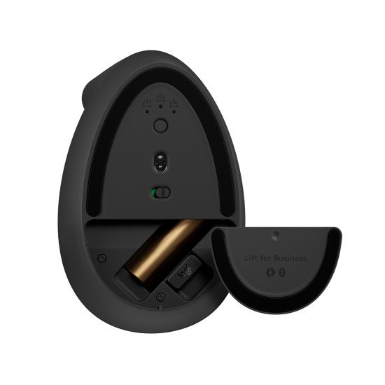 Logitech Lift for Business souris Gauche RF Sans fil + Bluetooth Optique 4000 DPI