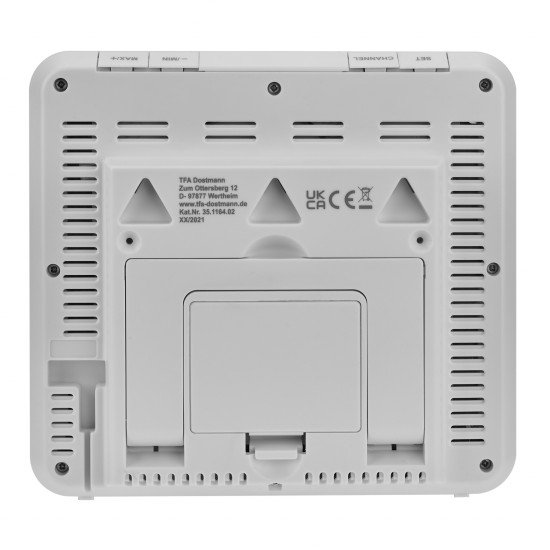 TFA-Dostmann 35.1164.02 station météo numérique Blanc LCD Batterie