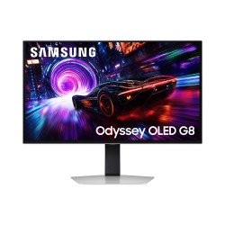 Samsung G81SF écran PC 68,6 cm (27") 3840 x 2160 pixels 4K Ultra HD OLED Argent