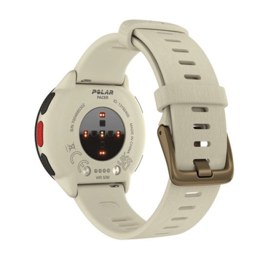 Polar Pacer 3,05 cm (1.2") MIP 45 mm Numérique 240 x 240 pixels Blanc GPS (satellite)