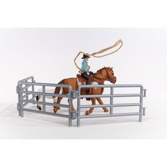 schleich Cowgirl Team Roping Fun