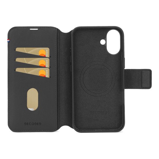 Decoded Leather Detachable Wallet coque de protection pour téléphones portables 15,5 cm (6.1") Étui avec portefeuille Noir