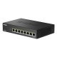 D-Link DMS-108P/E commutateur réseau Non-géré 2.5G Ethernet (100/1000/2500) Connexion Ethernet POE Noir