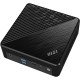 MSI Cubi N ADL S-217DE PC/poste de travail Intel® N N200 8 Go DDR4-SDRAM 256 Go SSD Windows 11 Pro Mini PC Noir MSI Cubi N ADL S-217DE PC/poste de travail Intel® N N200 8 Go DDR4-SDRAM 256 Go SSD Windows 11 Pro Mini PC Noir