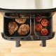 Tefal Dual Easy Fry & Grill EY905B Double 8,3 L Autonome 2700 W Friteuse d'air chaud Gris