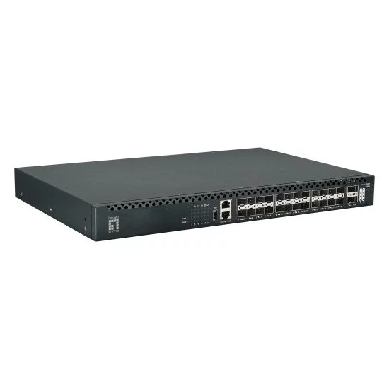 LevelOne XQS-3126 commutateur réseau Géré L3 Noir LevelOne XQS-3126 commutateur réseau Géré L3 Noir
