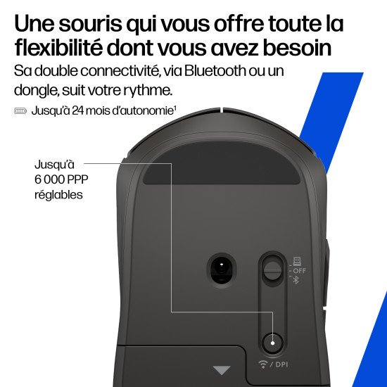 HP 405 Quiet BLK Wireless Mouse EMEA-INT souris HP 405 Quiet BLK Wireless Mouse EMEA-INT souris