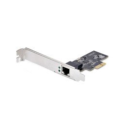 StarTech.com Carte Réseau PCIe à 1 Port 2,5 Gbps NBASE-T, Intel® I225-V, Carte Réseau pour Ordinateur à Port Unique, Carte Réseau Ethernet MultiGigabit, Carte LAN Serveur PCI Express