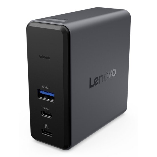 Lenovo G0AE0065EU station d'accueil Avec fil USB 3.2 Gen 1 (3.1 Gen 1) Type-C Noir, Gris