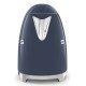 Smeg KLF03NBEU bouilloire 1,7 L 2400 W Bleu, Chrome