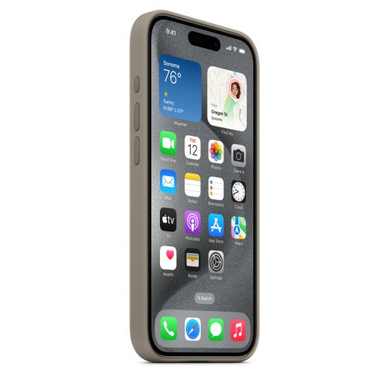Apple MT1E3ZM/A coque de protection pour téléphones portables 15,5 cm (6.1") Housse Gris