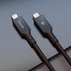 Spigen ACA09460 câble USB USB 3.2 Gen 1 (3.1 Gen 1) 2 m USB C Noir