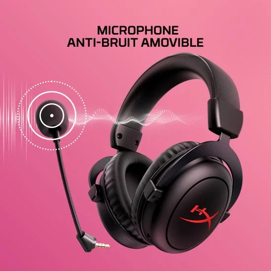 HyperX Casque de jeu sans fil Cloud II Core HyperX Casque de jeu sans fil Cloud II Core