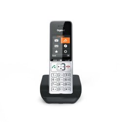 Gigaset COMFORT 500 Téléphone DECT Identification de l'appelant Noir, Argent Gigaset COMFORT 500 Téléphone DECT Identification de l'appelant Noir, Argent