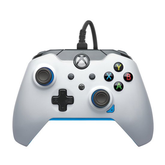 PDP Manette filaire: Ion blancPour Xbox Series X|S, Xbox One et Windows 10/11