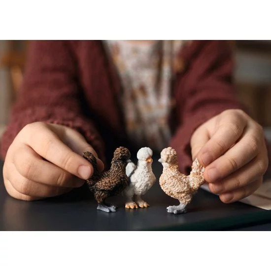 schleich Farm World Trio de poules schleich Farm World Trio de poules