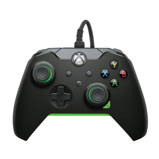 PDP Manette filaire: Noir fluoPour Xbox Series X|S, Xbox One et Windows 10/11