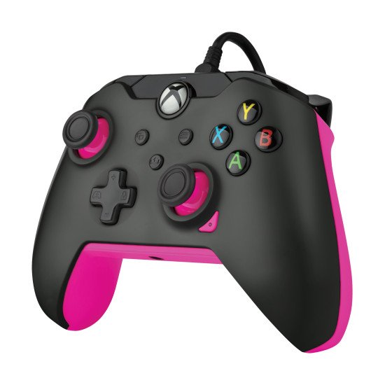 PDP Manette filaire: Mèche noirePour Xbox Series X|S, Xbox One et Windows 10/11