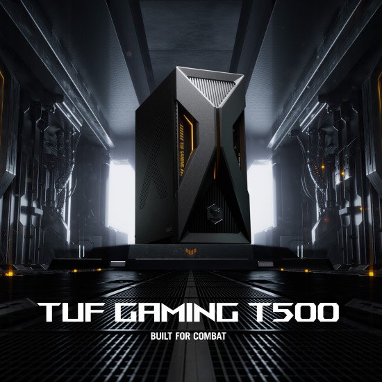 ASUS TUF Gaming T500 T500MV-07240H269W Intel Core 7 240H 16 Go DDR5-SDRAM 1 To SSD NVIDIA GeForce RTX 5060 Ti Windows 11 Home Tower PC Noir, Gris