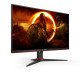 AOC G2 24G2SPAE/BK LED display 60,5 cm (23.8") 1920 x 1080 pixels Full HD Noir, Rouge