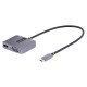 StarTech.com Adaptateur USB C vers HDMI VGA avec Sortie Audio 3,5 - Adaptateur Multiport USB C - Adaptateur USB Type-C, 4K 60Hz HDR, 100W PD 3.0 - Adaptateur Vidéo Compatible TB3/4 - Adaptateur de Voyage StarTech.com Adaptateur USB C vers HDMI VGA avec Sortie Audio 3,5 - Adaptateur Multiport USB C - Adaptateur USB Type-C, 4K 60Hz HDR, 100W PD 3.0 - Adaptateur Vidéo Compatible TB3/4 - Adaptateur de Voyage