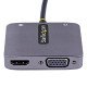 StarTech.com Adaptateur USB C vers HDMI VGA avec Sortie Audio 3,5 - Adaptateur Multiport USB C - Adaptateur USB Type-C, 4K 60Hz HDR, 100W PD 3.0 - Adaptateur Vidéo Compatible TB3/4 - Adaptateur de Voyage StarTech.com Adaptateur USB C vers HDMI VGA avec Sortie Audio 3,5 - Adaptateur Multiport USB C - Adaptateur USB Type-C, 4K 60Hz HDR, 100W PD 3.0 - Adaptateur Vidéo Compatible TB3/4 - Adaptateur de Voyage
