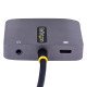 StarTech.com Adaptateur USB C vers HDMI VGA avec Sortie Audio 3,5 - Adaptateur Multiport USB C - Adaptateur USB Type-C, 4K 60Hz HDR, 100W PD 3.0 - Adaptateur Vidéo Compatible TB3/4 - Adaptateur de Voyage StarTech.com Adaptateur USB C vers HDMI VGA avec Sortie Audio 3,5 - Adaptateur Multiport USB C - Adaptateur USB Type-C, 4K 60Hz HDR, 100W PD 3.0 - Adaptateur Vidéo Compatible TB3/4 - Adaptateur de Voyage