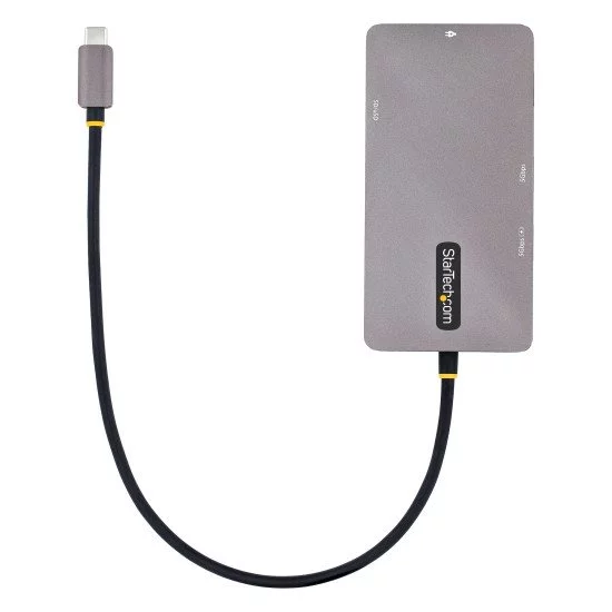 StarTech.com Adaptateur Multiport USB C - Vidéo Double HDMI 4K 60Hz - Hub  USB-A 5 Gbps