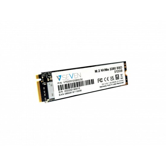V7 V7SSD512GBNV3E disque SSD M.2 512 Go Série ATA III 3D TLC NVMe V7 V7SSD512GBNV3E disque SSD M.2 512 Go Série ATA III 3D TLC NVMe