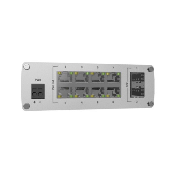 Teltonika TSW200 commutateur réseau Gigabit Ethernet (10/100/1000) Connexion Ethernet POE Aluminium Teltonika TSW200 commutateur réseau Gigabit Ethernet (10/100/1000) Connexion Ethernet POE Aluminium
