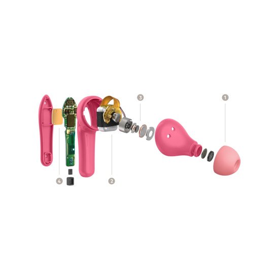 Belkin Soundform Nano​ Écouteurs Sans fil Ecouteurs Appels/Musique Micro-USB Bluetooth Rose