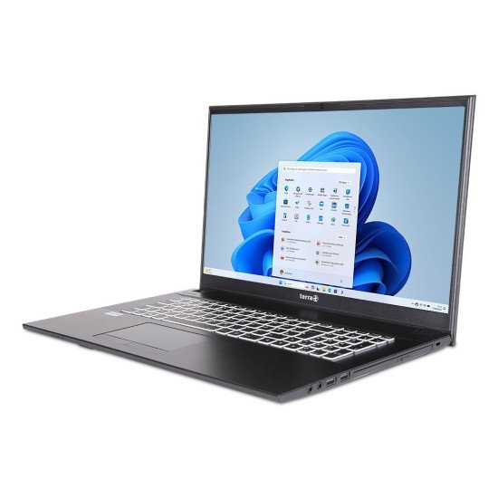 TERRA 1220855 laptop Intel® Core™ i3 i5-1334U Ordinateur portable 43,9 cm (17.3") Full HD 16 Go DDR4-SDRAM 500 Go SSD Wi-Fi 6 (802.11ax) Windows 11 Home Allemand Gris
