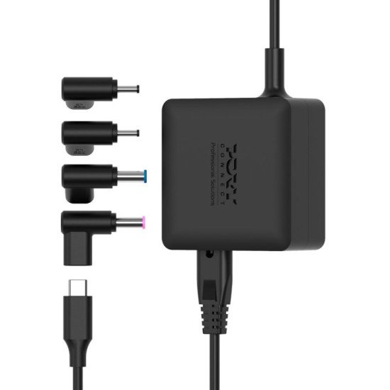 Port Designs 904065ACTOEU adaptateur de puissance & onduleur Intérieure 65 W Noir