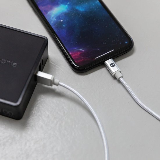 mophie USB-A Cable with Lightning Connector 3 m Noir