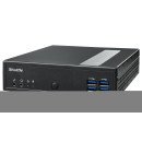 Shuttle XPC slim Barebone DL30N, Intel N100, 1x DDR5, 2x LAN (2x 2.5Gbit), 2xCOM,1xHDMI,1xDP, 1x VGA, fanless, fonctionnement permanent 24/7
