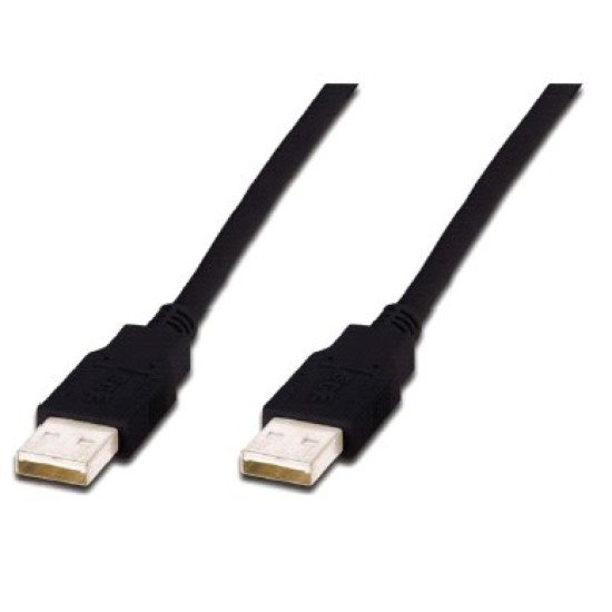 ASSMANN Electronic 1.0m USB 2.0 A/A câble USB 1 m USB A Noir