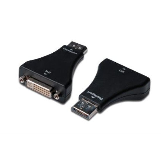 ASSMANN Electronic AK-340603-000-S adaptateur et connecteur de câbles DisplayPort DVI-I (24 +5) Noir
