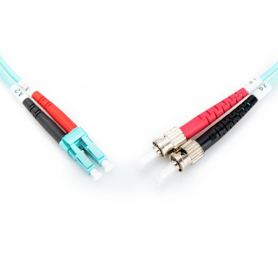 Digitus Câble de brassage multimode OM 3 à fibre optique, LC / ST