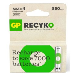 GP Batteries ReCyko Pro GPRCK85AAA099C4 pile domestique Batterie rechargeable AAA Hybrides nickel-métal (NiMH)